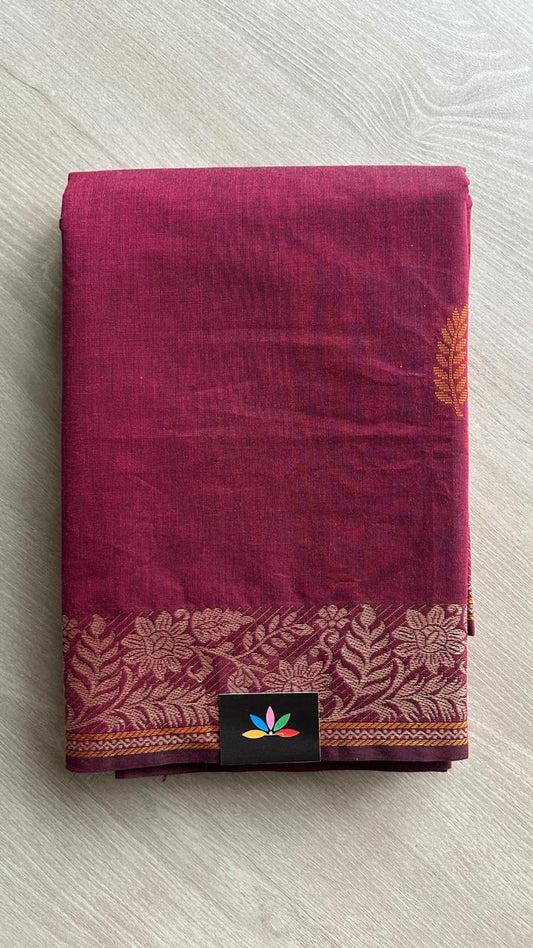 Woven Butta Cotton Saree -25510