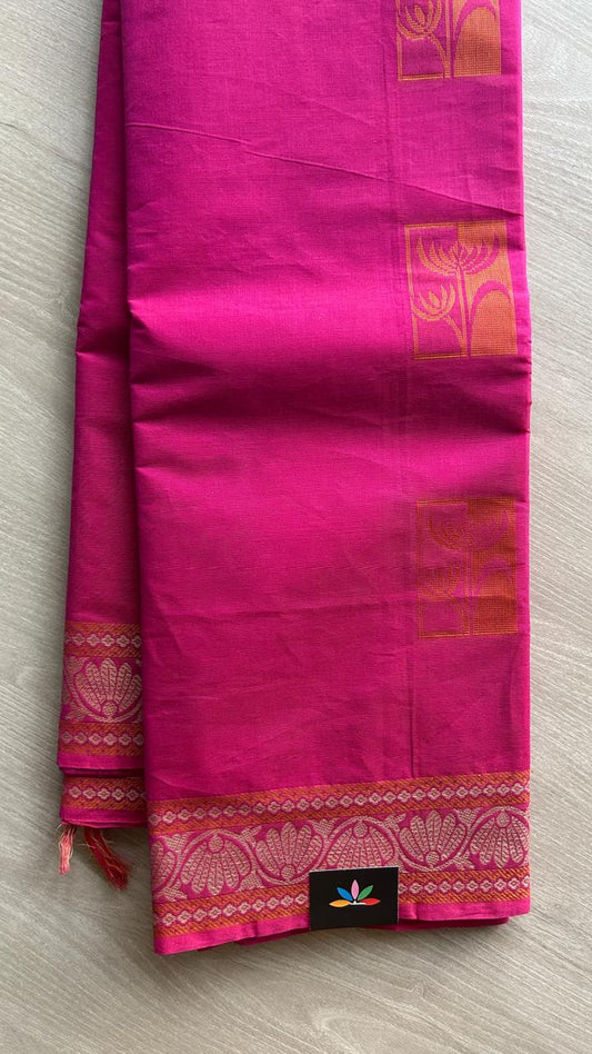 Woven Butta Cotton Saree -25512