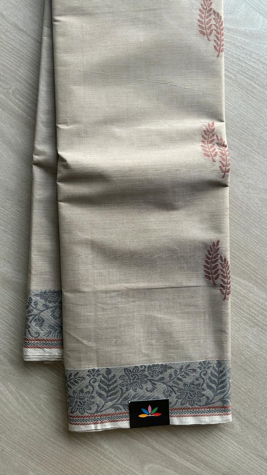 Woven Butta Cotton Saree -25513