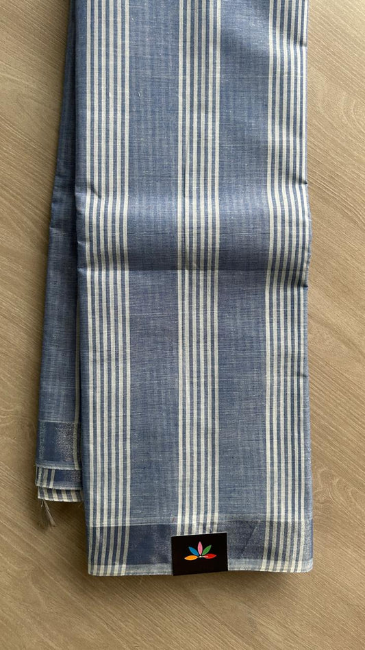 Simple Striped Cotton Saree -25515