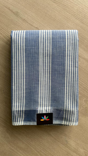 Simple Striped Cotton Saree -25515