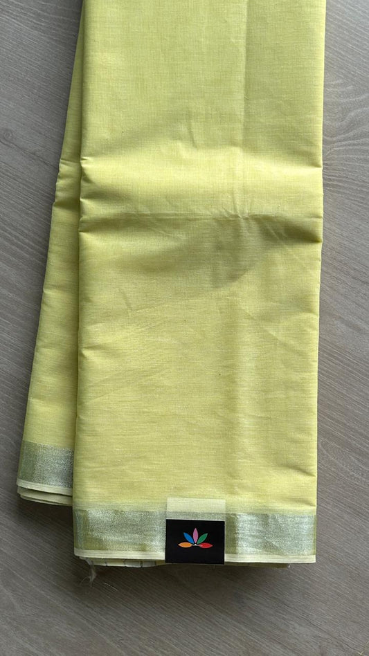 Simple Striped Pallu Cotton Saree -25516