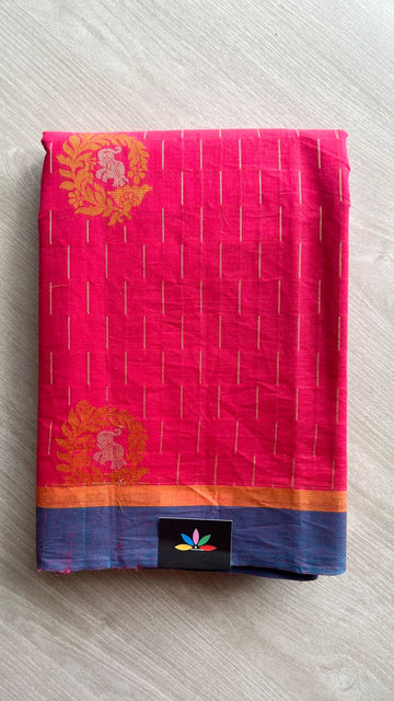 Intricately Woven Cotton Saree -25523
