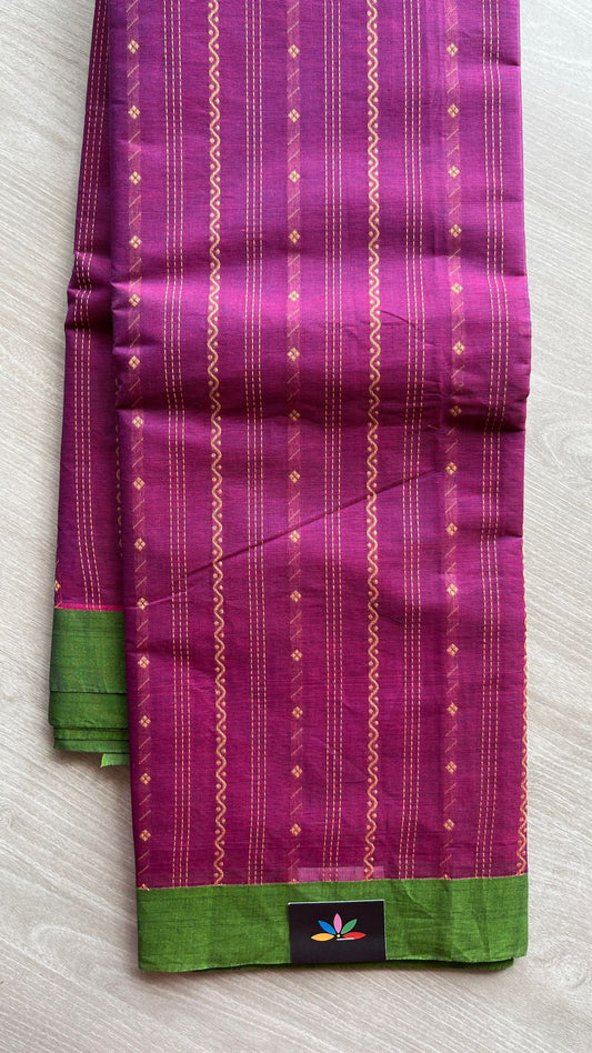 Intricately Woven Cotton Saree -25525