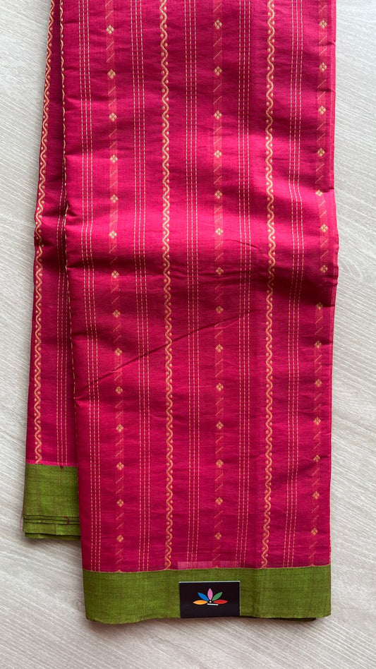 Intricately Woven Cotton Saree -25526