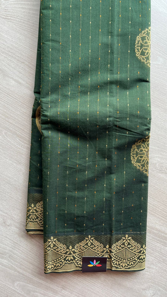 Intricately Woven Cotton Saree -25531
