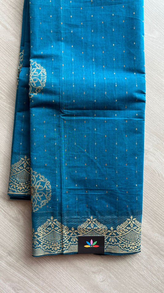 Intricately Woven Cotton Saree -25532