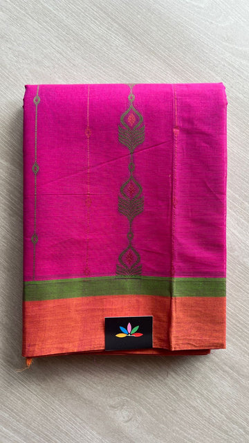 Intricately Woven Cotton Saree -25535