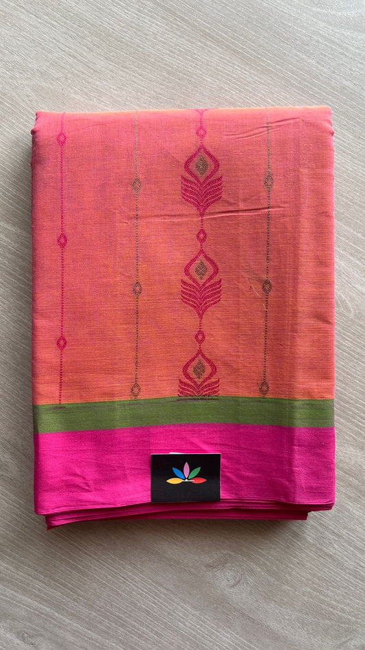 Intricately Woven Cotton Saree -25536