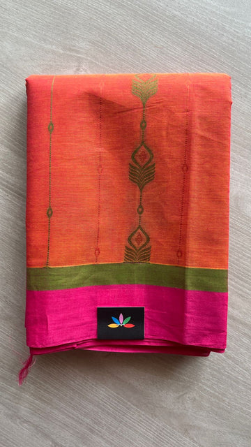 Intricately Woven Cotton Saree -25538