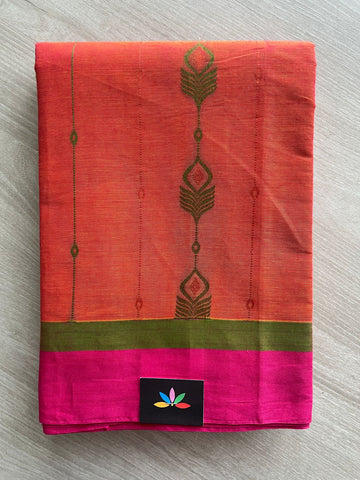 Intricately Woven Cotton Saree -25538