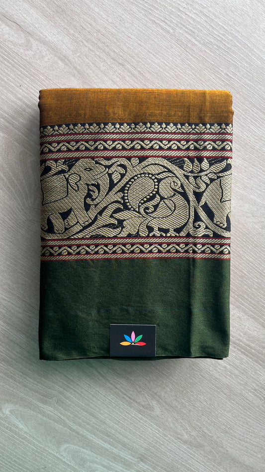 Long Border Narayanpet Cotton Saree -25625