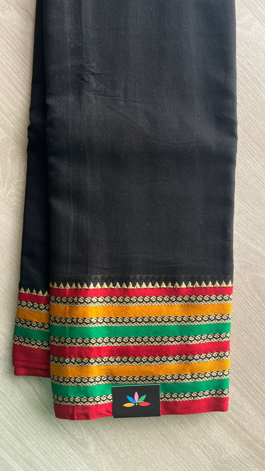 Long Border Narayanpet Cotton Saree -25630-25631