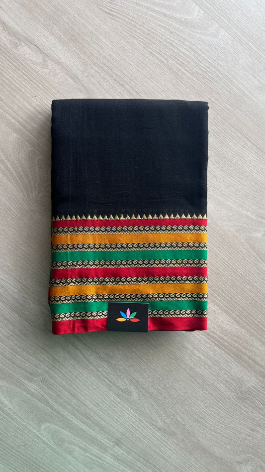 Long Border Narayanpet Cotton Saree -25630-25631