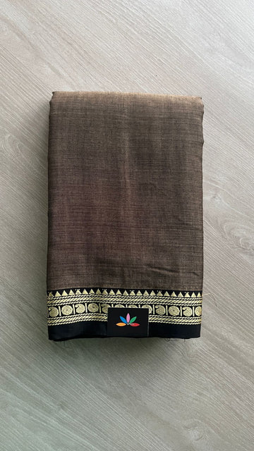 Small Border Narayanpet Mercerized Cotton Saree -25677-25678