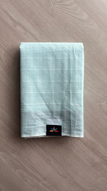 Checked Cotton Saree -25691