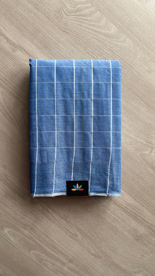 Checked Cotton Saree -25694