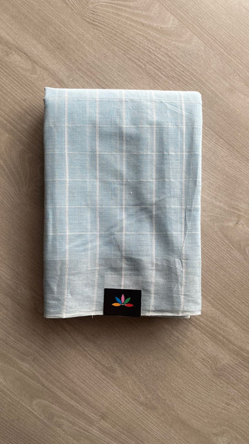 Checked Cotton Saree -25696