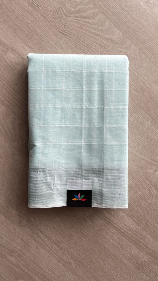 Checked Cotton Saree -25698