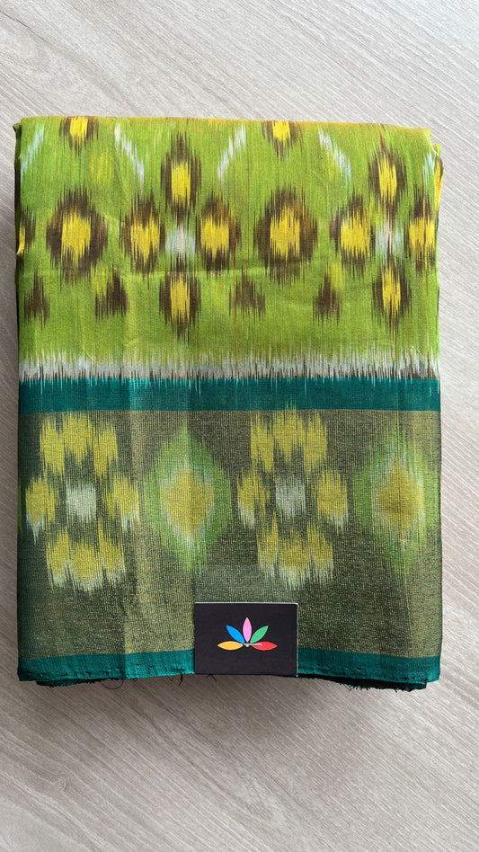 Ikkat Pallu Silk Cotton Saree -25713