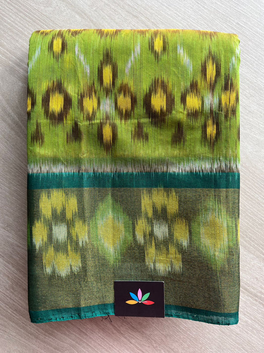 Ikkat Pallu Silk Cotton Saree -25713