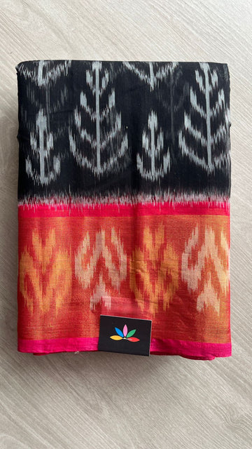 Ikkat Pallu Silk Cotton Saree -25718