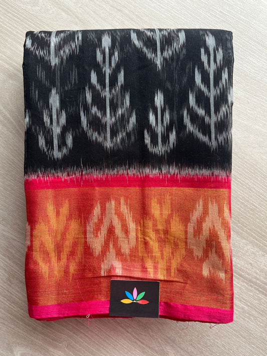 Ikkat Pallu Silk Cotton Saree -25718