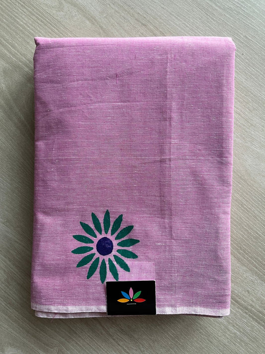 Simple Printed Cotton Saree -25736