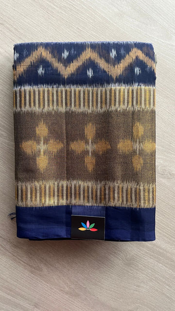 Ikkat Pallu Silk Cotton Saree -25772