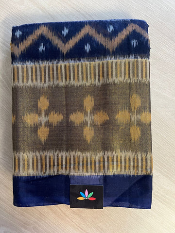 Ikkat Pallu Silk Cotton Saree -25772