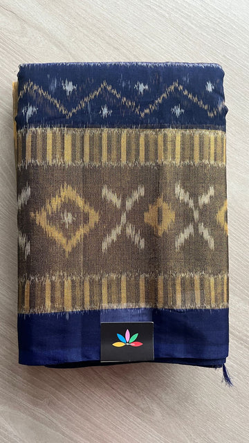 Ikkat Pallu Silk Cotton Saree -25774