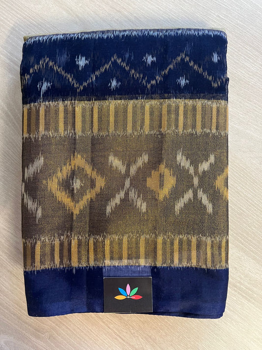 Ikkat Pallu Silk Cotton Saree -25774