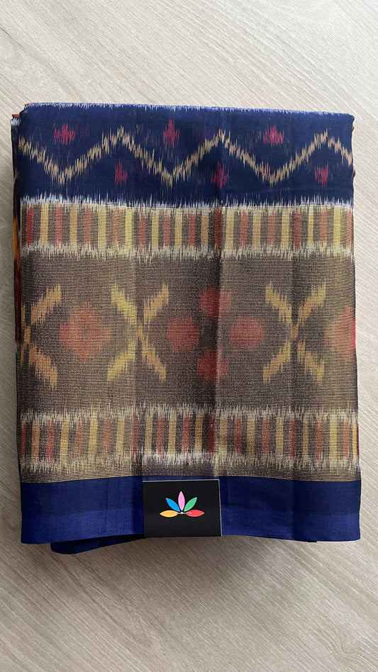 Ikkat Pallu Silk Cotton Saree -25778