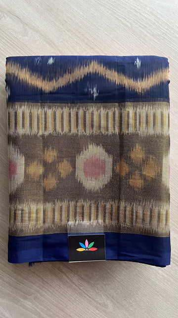 Ikkat Pallu Silk Cotton Saree -25779