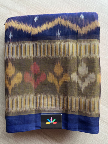 Ikkat Pallu Silk Cotton Saree -25781