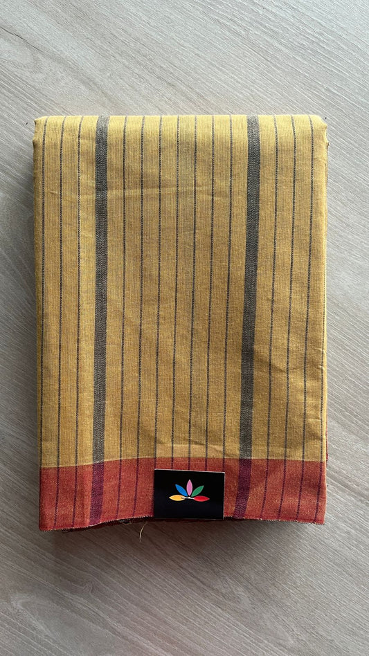 Striped Cotton Saree -25783