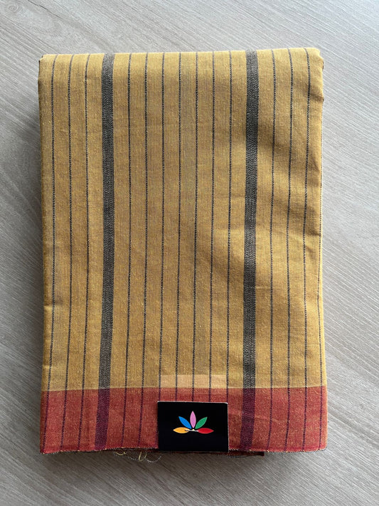 Striped Cotton Saree -25783