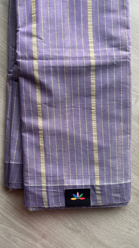Striped Cotton Saree -25784