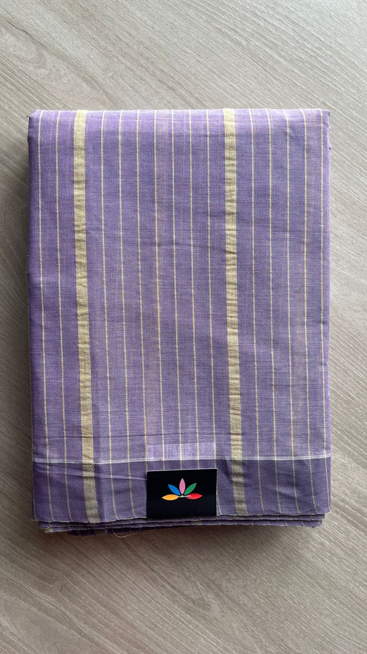 Striped Cotton Saree -25784