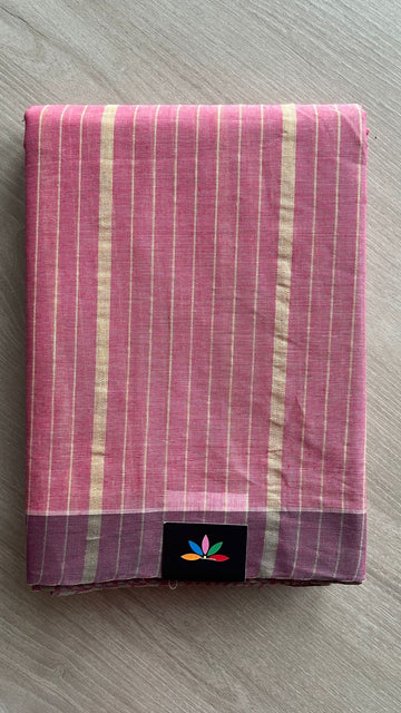 Striped Cotton Saree -25786