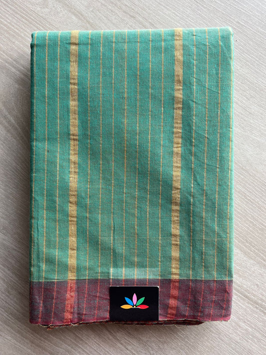 Striped Cotton Saree -25787