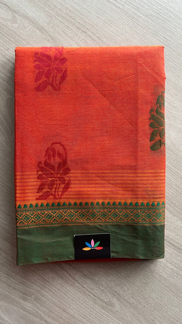 Woven Butta Cotton Saree -25789