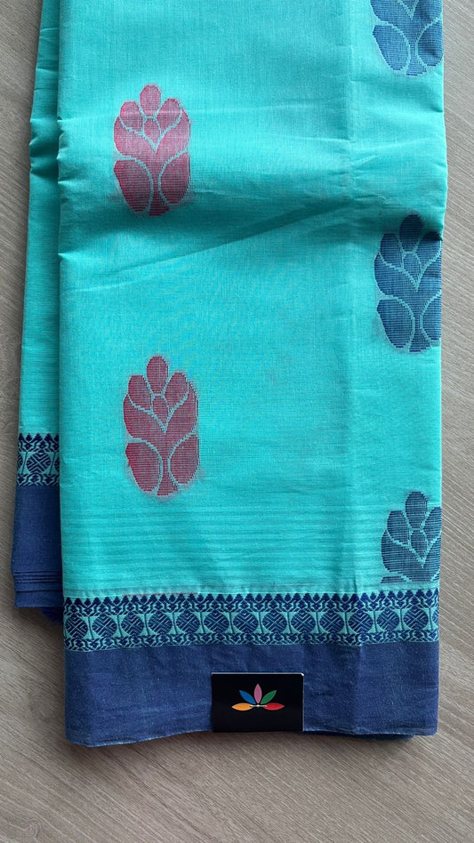 Woven Butta Cotton Saree -25791