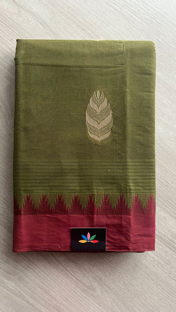 Woven Butta Cotton Saree -25792