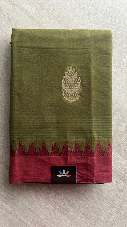Woven Butta Cotton Saree -25792