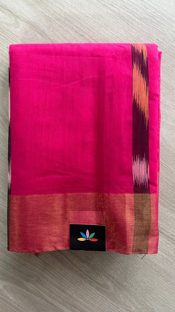 Ikkat Pallu Cotton Silk Saree -25796
