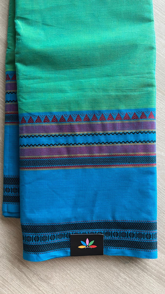 Thread Border Chettinad Cotton Saree - 25822