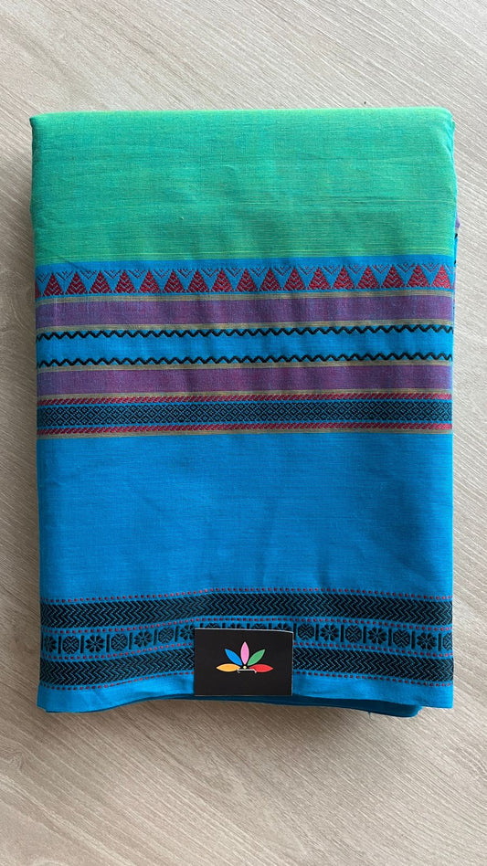 Thread Border Chettinad Cotton Saree - 25822