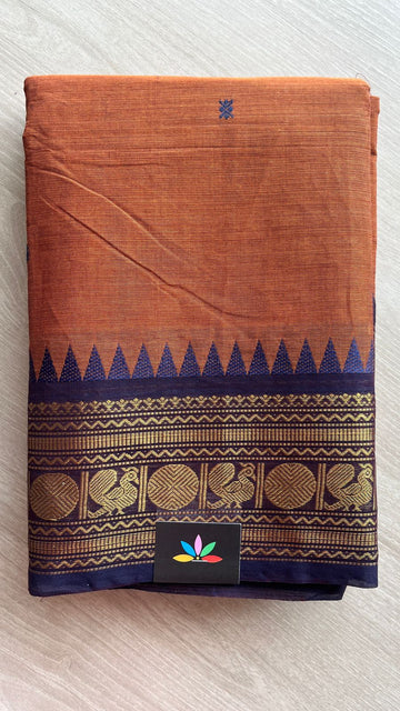 Zari Border Chettinad Cotton Saree - 25847