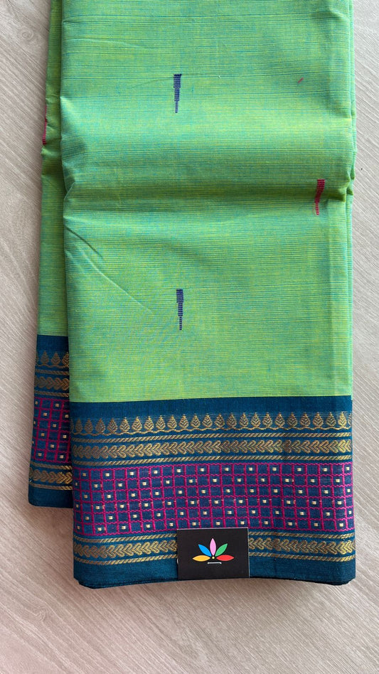 Thread Border Chettinad Cotton Saree - 25851